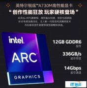 銳炫A730M獨顯跑分流出，超過RTX 3060